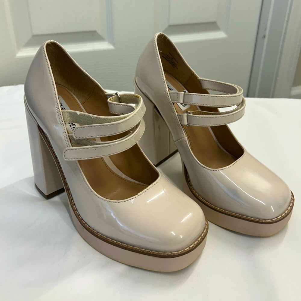 Steve Madden Twice Patent Casual Block Heels, 8-M… - image 2